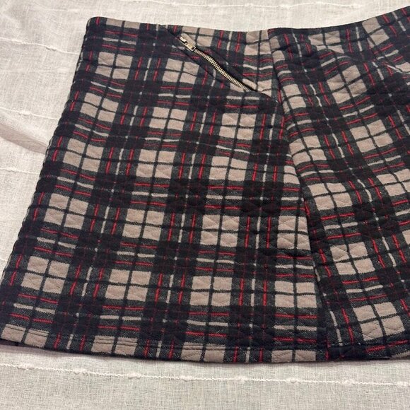Princess VERA WANG Designer Quilted Plaid Mini Skirt Y2K POSH 90s Junior's 9 GUC - Picture 5 of 15